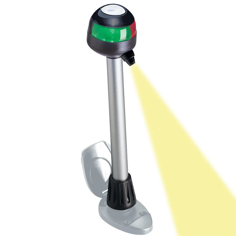 AQUA SIGNAL Navigation Lights Series 22 Bi-Color Navigation Pole Light With LED Task Light 2 AQUA SIGNAL Navigation Lights Series 22 Bi-Color Navigation Pole Light With LED Task Light - Image 2
