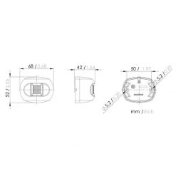 AQUA SIGNAL Navigation Lights Series 34 Side Mount LED Stern Navigation Light 6 AQUA SIGNAL Navigation Lights Series 34 Side Mount LED Stern Navigation Light -Lighting Sales Shop 11508579 3 1500.26042021020108