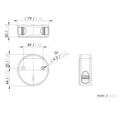 AQUA SIGNAL Navigation Lights Series 34 Deck Mount Bi-Color LED Navigation Light -Lighting Sales Shop 12035564 3 1500.26042021020141