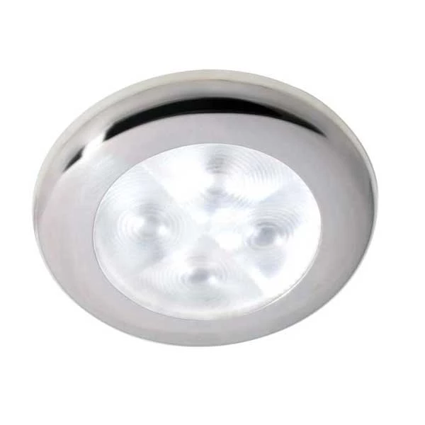 HELLA MARINE Led Interior Boat Lights LED Downlight, Spread Light, 12V, White Light, Stainless Steel Rim 1 HELLA MARINE Led Interior Boat Lights LED Downlight, Spread Light, 12V, White Light, Stainless Steel Rim