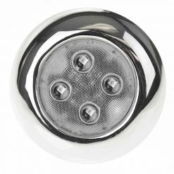 WEST MARINE Led Interior Boat Lights Stainless Steel Surface-Mount 3" LED Light, Blue