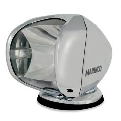 MARINCO Remote Control Spotlights Precision Spotlight, Chrome Wireless Remote Spotlight, 12/24V