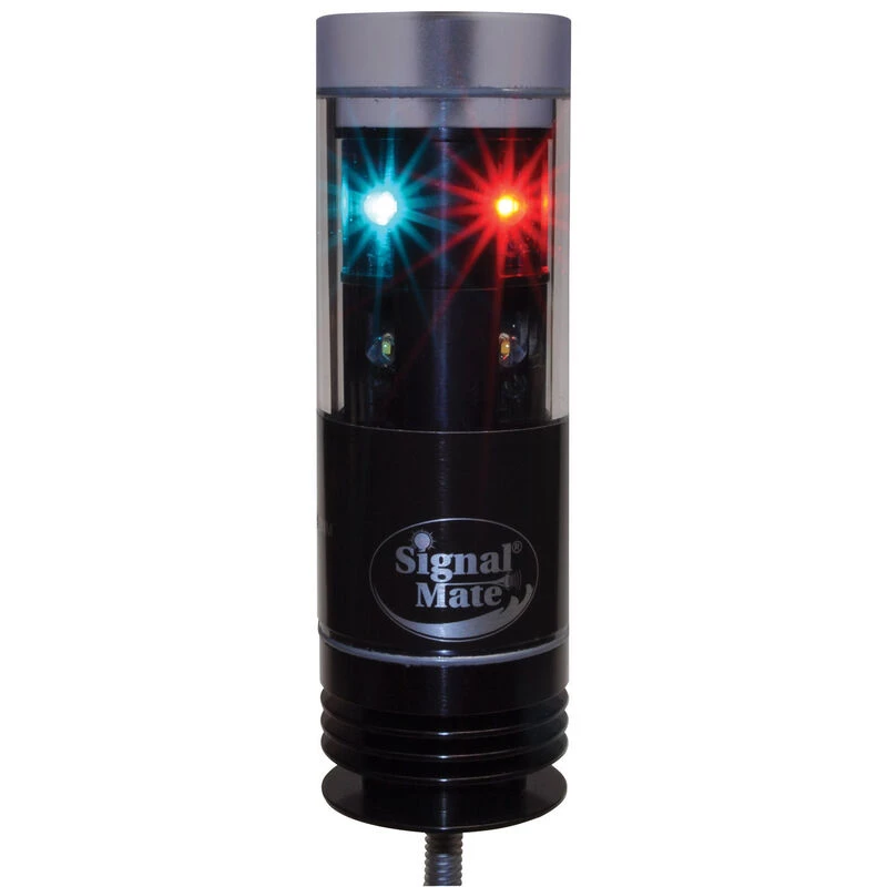 SIGNAL MATE Navigation Lights Pedestal Mount Tri-Color LED Navigation Light With Anchor Light, 3-Wire 1 SIGNAL MATE Navigation Lights Pedestal Mount Tri-Color LED Navigation Light With Anchor Light, 3-Wire