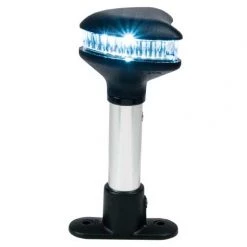 PERKO Navigation Lights Stealth Series Fixed Mount LED All-Round Navigation Pole Light, 5 1/8"