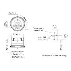 AQUA SIGNAL Navigation Lights Series 34 Mast Mount LED Tri-Color Navigation Light 5 AQUA SIGNAL Navigation Lights Series 34 Mast Mount LED Tri-Color Navigation Light -Lighting Sales Shop 14146872 3 1500.26042021103054