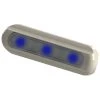 TACO MARINE Spreader Lights LED Deck Light, Flat Mount, Blue