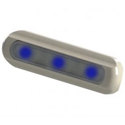 TACO MARINE Spreader Lights LED Deck Light, Flat Mount, Blue