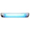 AQUA SIGNAL Led Interior Boat Lights Maputo Rectangular LED, White/Blue W/ Rocker Switch