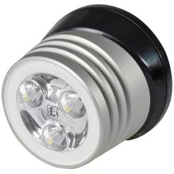 LUMITEC LIGHTING Spreader Lights Zephyr LED Spreader/Deck Light, Brushed Black Base, White Non-Dimming