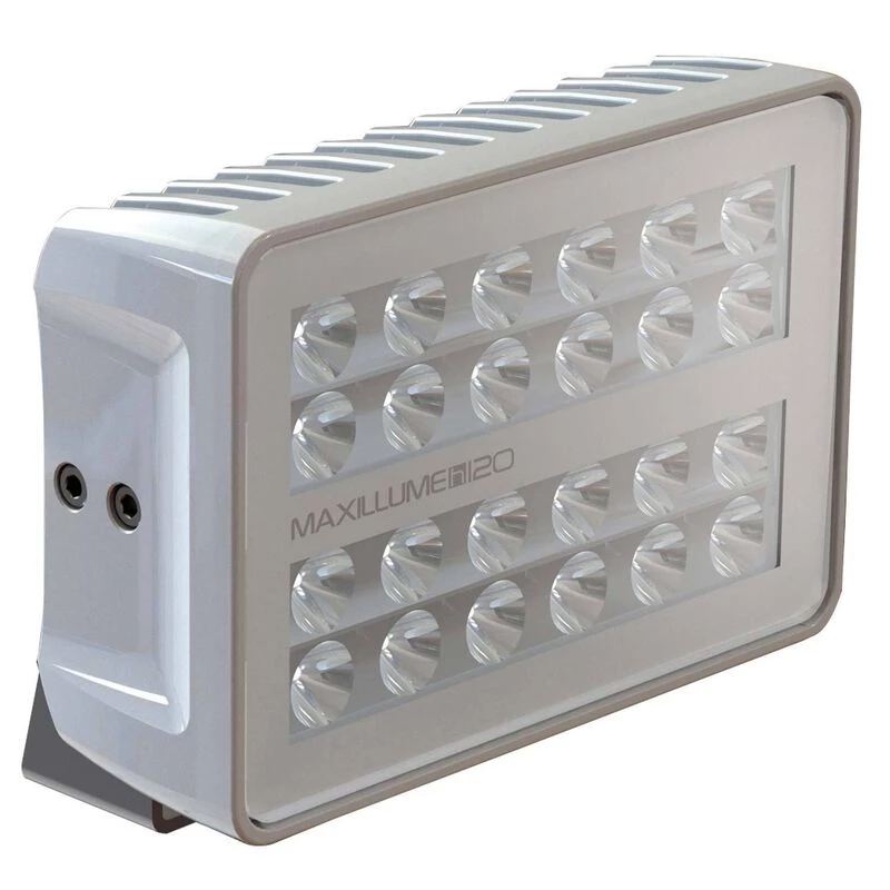 LUMITEC LIGHTING Floodlights Maxillume H120 Trunnion Mount LED Floodlight, White Housing, White Dimming 1 LUMITEC LIGHTING Floodlights Maxillume H120 Trunnion Mount LED Floodlight, White Housing, White Dimming