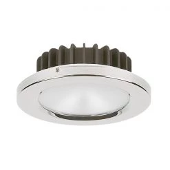IMTRA CORPORATION Courtesy Lights PowerLED Bi-Color Downlight 10 To 30V DC Polished Stainless Steel Trim Ring Warm White/Blue LED IP65