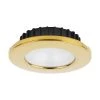IMTRA CORPORATION Courtesy Lights PowerLED Downlight 10 To 30V DC PVD Gold Trim Ring IP65