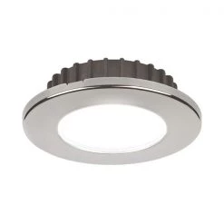 IMTRA CORPORATION Courtesy Lights PowerLED Downlight 10 To 30V DC Polished Stainless Steel Trim Ring Cool White IP65