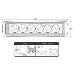 WEST MARINE Spreader Lights Six LED Aluminum Spreader/Docking Light With Stainless Steel Bracket, White 9 WEST MARINE Spreader Lights Six LED Aluminum Spreader/Docking Light With Stainless Steel Bracket, White -Lighting Sales Shop 18513911 5 1500