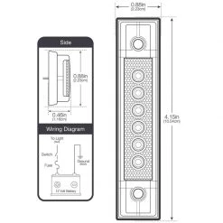 WEST MARINE Utility Lights 4" LED Utility Strip Light With Gasket, White -Lighting Sales Shop 18513978 5 1500
