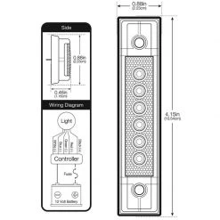 WEST MARINE Utility Lights 4" LED Utility Strip Light With Gasket, RGBW 17 WEST MARINE Utility Lights 4" LED Utility Strip Light With Gasket, RGBW -Lighting Sales Shop 18513994 9 1500