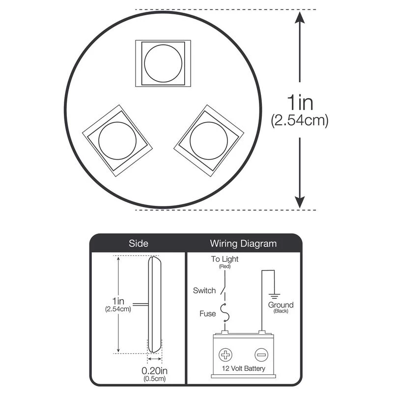 WEST MARINE Led Interior Boat Lights Three LED Mini Stick-On Light With Self Adhesive Backing, White 3 WEST MARINE Led Interior Boat Lights Three LED Mini Stick-On Light With Self Adhesive Backing, White - Image 3