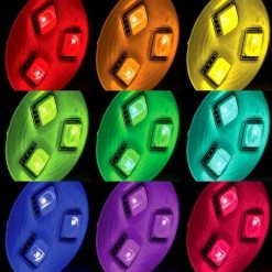 WEST MARINE Led Interior Boat Lights Three LED Mini Stick-On Light With Self Adhesive Backing, RGBW -Lighting Sales Shop 18514059 7 1500