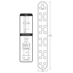 WEST MARINE Led Interior Boat Lights 7" LED Contour Flex Light With Self Adhesive Backing, RGBW -Lighting Sales Shop 18514075 9 1500
