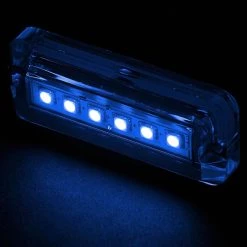 WEST MARINE Underwater Lights Rectangular Six LED Underwater Light, Blue, 2-Pack -Lighting Sales Shop 18514125 3 1500