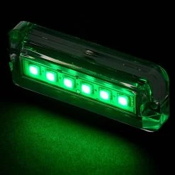 WEST MARINE Underwater Lights Rectangular Six LED Underwater Light, Green, 2-Pack -Lighting Sales Shop 18514133 3 1500