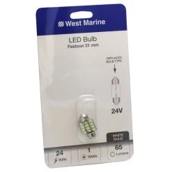 WEST MARINE Replacement Bulbs Festoon 31mm LED Bulb