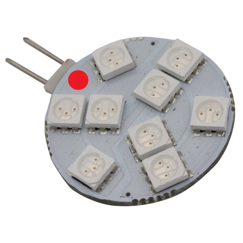 WEST MARINE Replacement Bulbs G4 Side Pin Downlight LED Disk, Red 2 WEST MARINE Replacement Bulbs G4 Side Pin Downlight LED Disk, Red - Image 2