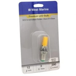 WEST MARINE Replacement Bulbs Euro E14 SES Small Edison Screw LED Premium Bulb