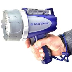 WEST MARINE Hand Held Spotlights Waterproof 3000-Lumen Rechargeable LED Spotlight -Lighting Sales Shop 19564657 6 1500.04022021010039