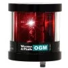 WEEMS & PLATH Navigation Lights OGM Series LX Collection Mast Mount LED Red All-Round Navigation Light