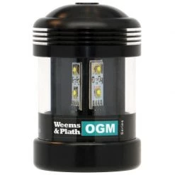 WEEMS & PLATH Navigation Lights OGM Series Q Collection Mast Mount Deluxe LED Steaming/Anchor Navigation Light
