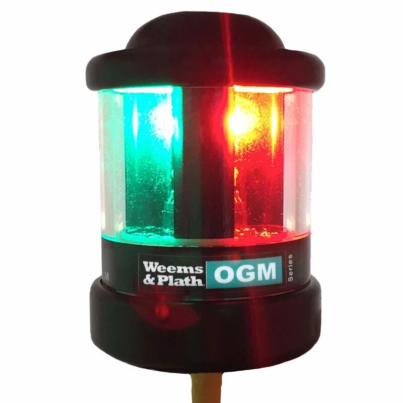 WEEMS & PLATH Navigation Lights OGM Series Q Collection Mast Mount LED Tri-Color/Anchor Navigation Light With Photodiode 1 WEEMS & PLATH Navigation Lights OGM Series Q Collection Mast Mount LED Tri-Color/Anchor Navigation Light With Photodiode
