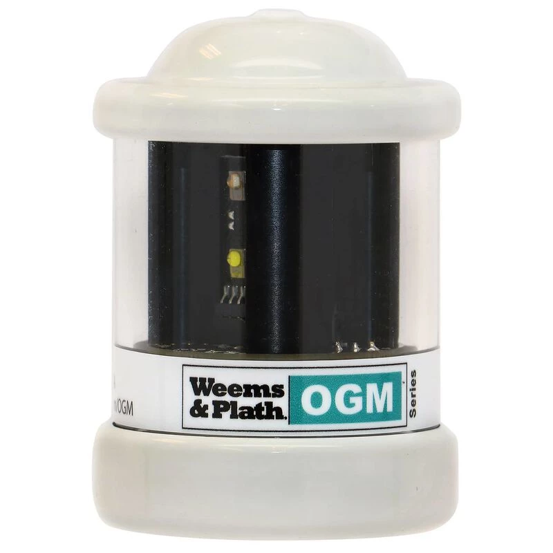 WEEMS & PLATH Navigation Lights OGM Series Q Collection Mast Mount LED Tri-Color/Anchor Navigation Light With Photodiode 1 WEEMS & PLATH Navigation Lights OGM Series Q Collection Mast Mount LED Tri-Color/Anchor Navigation Light With Photodiode