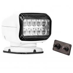 Remote Control Spotlights Golight® GT Series LED Permanent Mount Searchlight With Hardwired Dash Mount Remote