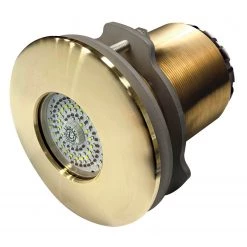 LUMITEC LIGHTING Underwater Lights SeaBlaze Typhoon Through-Hull Underwater Light, White/Blue