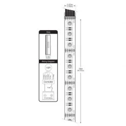 SEAVOLT Led Interior Boat Lights 18" LED Flex Light Strip, RGBW, 2-Pack -Lighting Sales Shop 20233201 9 1500.30062021100159