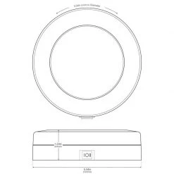 SEAVOLT Interior Lighting 5 1/2" Plastic Housing LED Dome Light, White/Red -Lighting Sales Shop 20233268 6 1500.12072021023130
