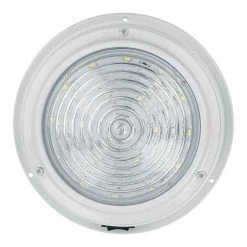 SEAVOLT Interior Lighting 5 1/2" White Aluminum LED Dome Light, White