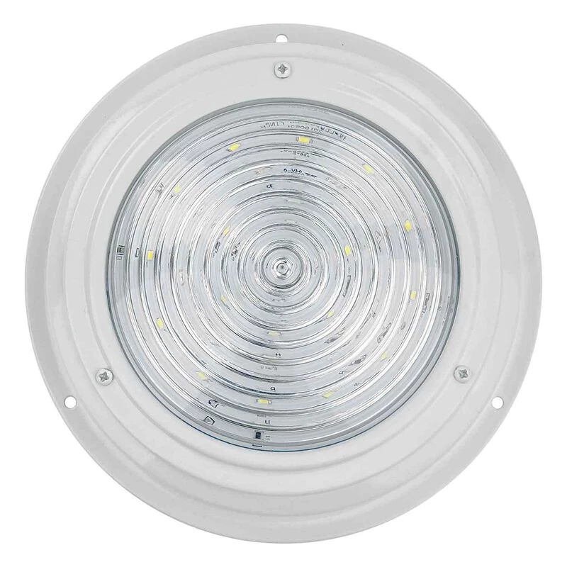 SEAVOLT Interior Lighting 6 7/8" White Aluminum LED Dome Light, White 1 SEAVOLT Interior Lighting 6 7/8" White Aluminum LED Dome Light, White
