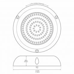 SEAVOLT Underwater Lights 4 3/4" Underwater LED Light With Stainless Steel Housing, White -Lighting Sales Shop 20233375 4 1500.29062021020120