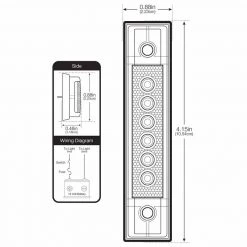 SEAVOLT Led Interior Boat Lights 4" LED Utility Light, White, 2-Pack -Lighting Sales Shop 20233391 5 1500.30062021100238