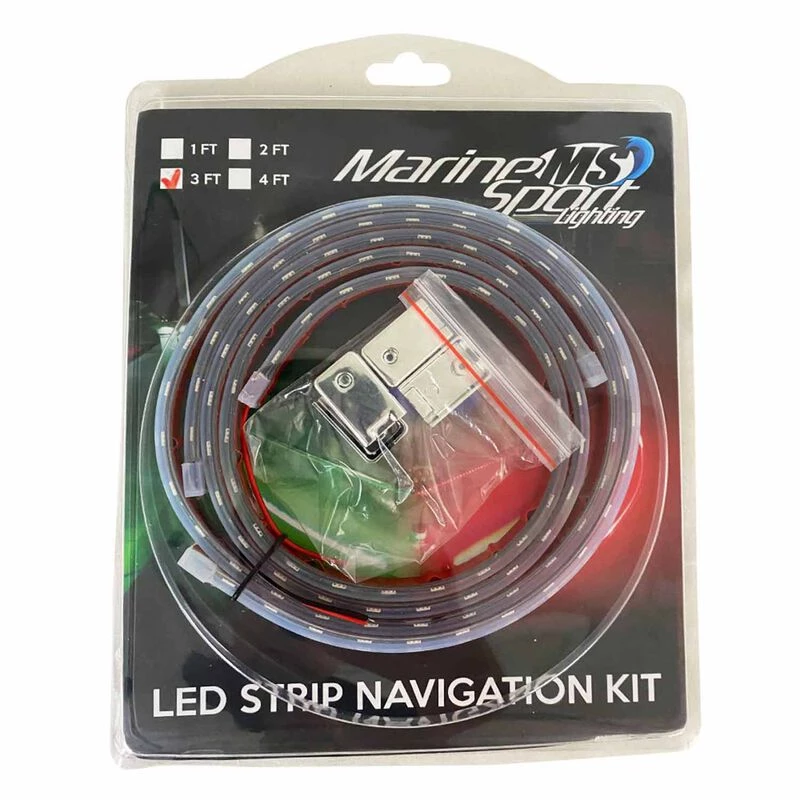 MARINE SPORT LIGHTING Navigation Lights 36" Marine Vessel LED Strip Port & Starboard Navigation Light Kit 2 MARINE SPORT LIGHTING Navigation Lights 36" Marine Vessel LED Strip Port & Starboard Navigation Light Kit - Image 2