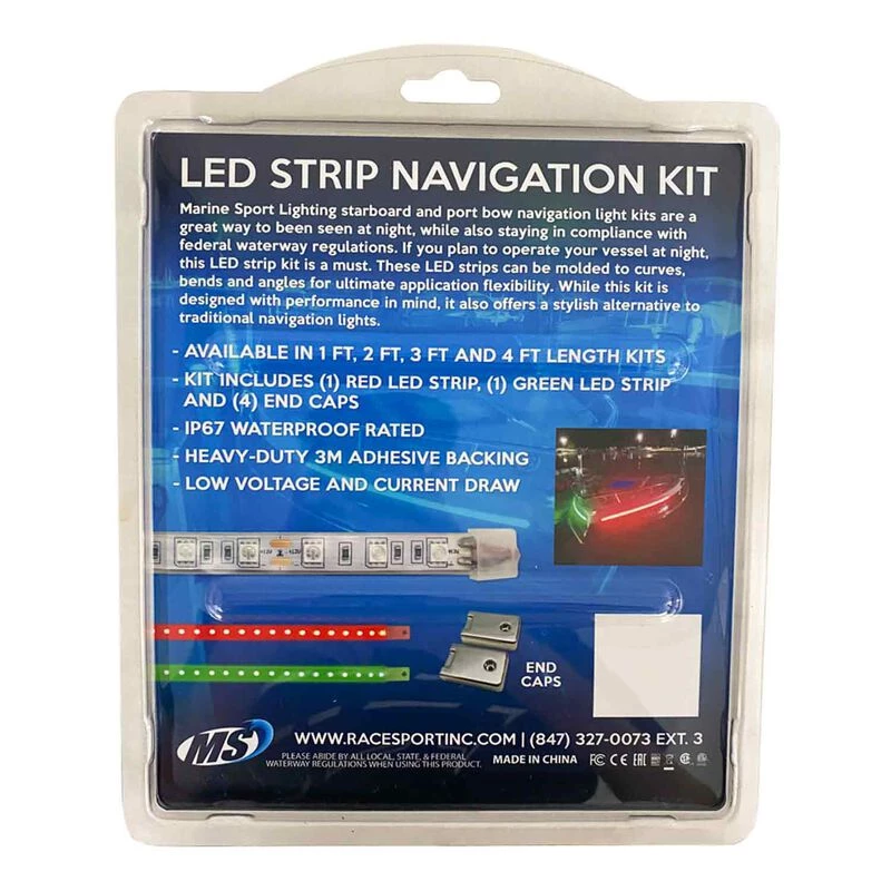 MARINE SPORT LIGHTING Navigation Lights 36" Marine Vessel LED Strip Port & Starboard Navigation Light Kit 3 MARINE SPORT LIGHTING Navigation Lights 36" Marine Vessel LED Strip Port & Starboard Navigation Light Kit - Image 3