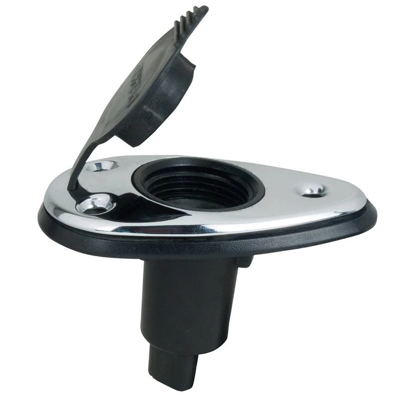 PERKO Pole Light Bases Plug-In Type Base, 5° Base, 2 Contacts, Accepts Large Threaded Collar, Teardrop 1 PERKO Pole Light Bases Plug-In Type Base, 5° Base, 2 Contacts, Accepts Large Threaded Collar, Teardrop