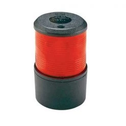 PERKO Navigation Lights Base Mount Red All-Round Navigation Light, 24V