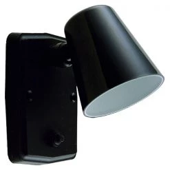 PERKO Incandescent Lights Bulkhead Light Fixture, Black
