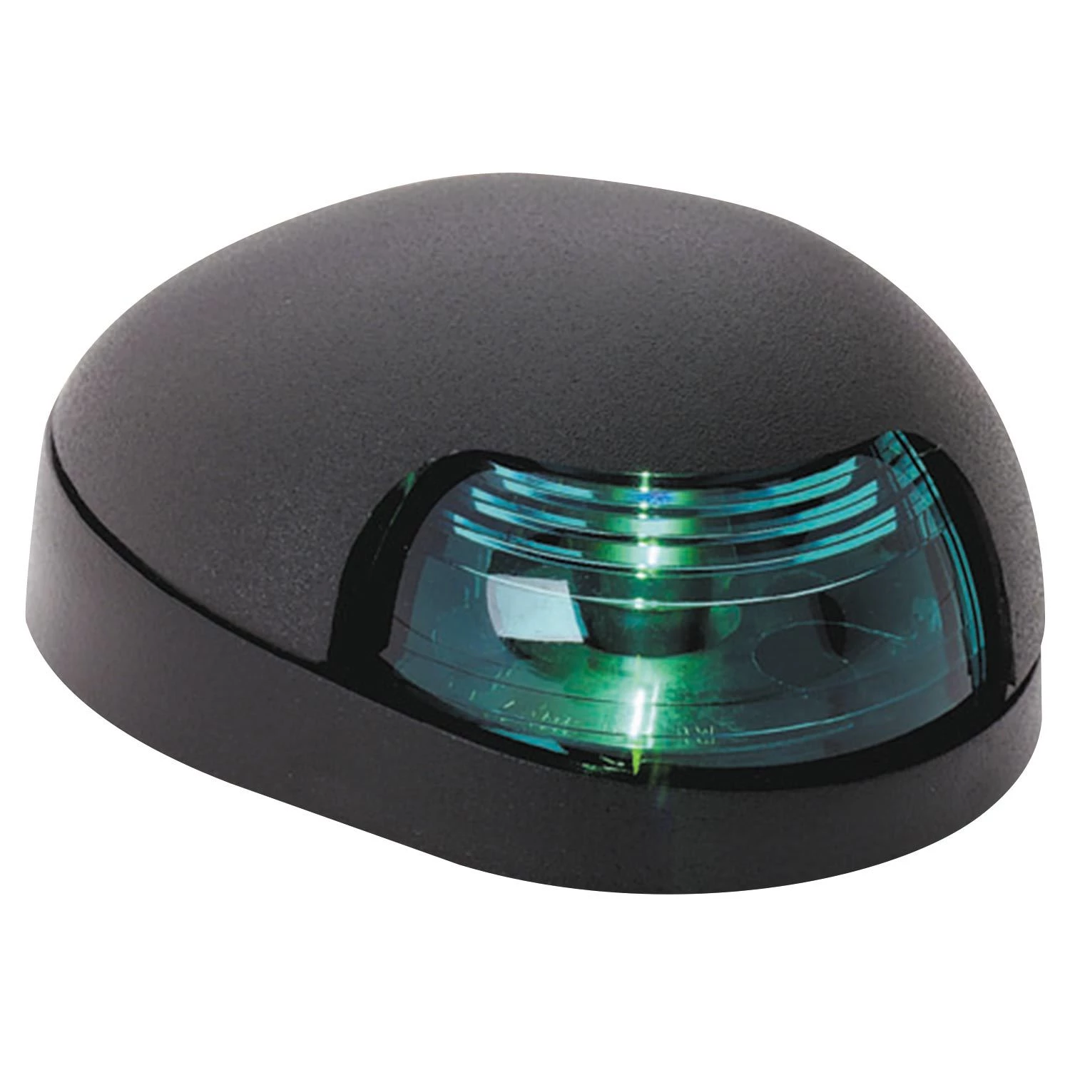 ATTWOOD Navigation Lights Quasar Deck Mount Starboard Navigation Light, Black Housing 1 ATTWOOD Navigation Lights Quasar Deck Mount Starboard Navigation Light, Black Housing