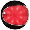 HELLA MARINE Led Interior Boat Lights EuroLED® Touch Dome Light Black Housing White/Red