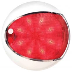 HELLA MARINE Led Interior Boat Lights EuroLED® Touch Dome Light White Housing White/Red