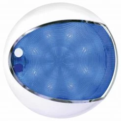 HELLA MARINE Led Interior Boat Lights EuroLED® Touch Dome Light White Housing White/Blue